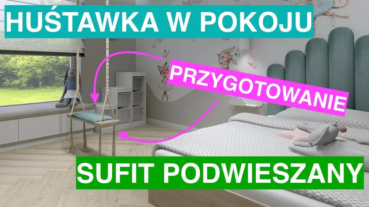 Zdjęcie Jak zamontować huśtawkę do sufit kartonowo-gipsowych bez ryzyka?