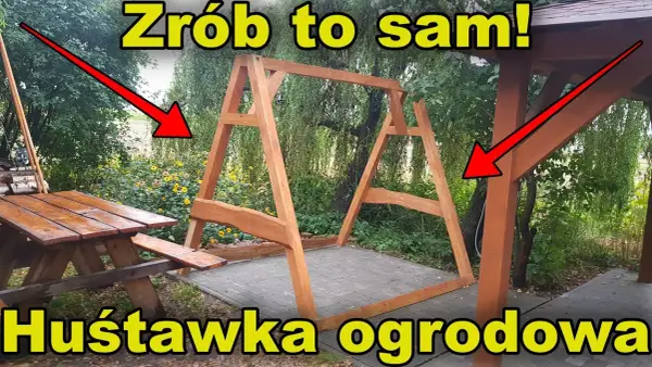 Jak zrobić drewnianą huśtawkę ogrodową: wymiary i konstrukcja krok po kroku